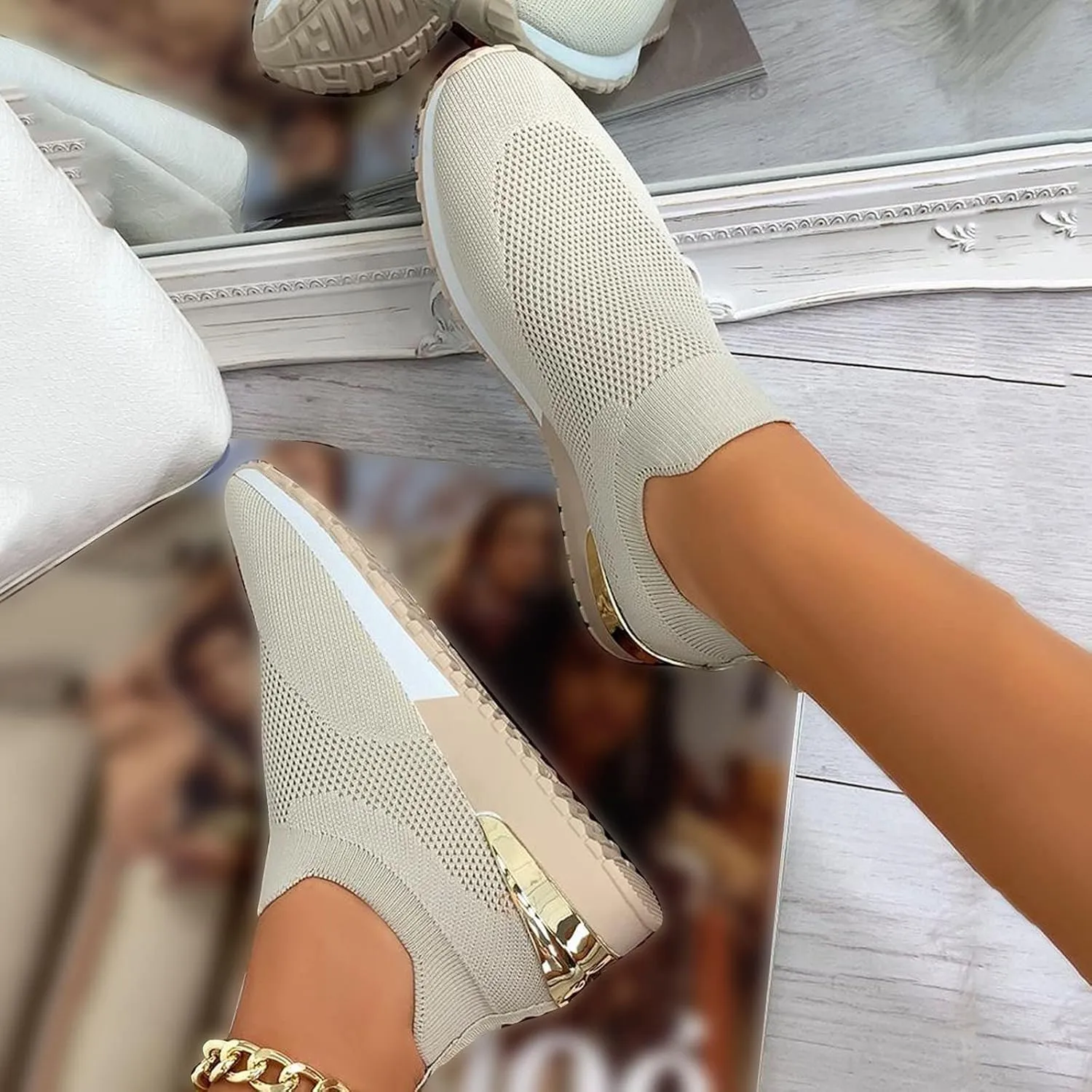 Platform Wedge Sneakers for Women 2023 Walking Shoes Women Wide Width Size 11 Brown Walking Shoes Women Comfort Fall Platform Sneakers for Women 2023 Black Non Slip Womens Shoes Work Wide 8.5