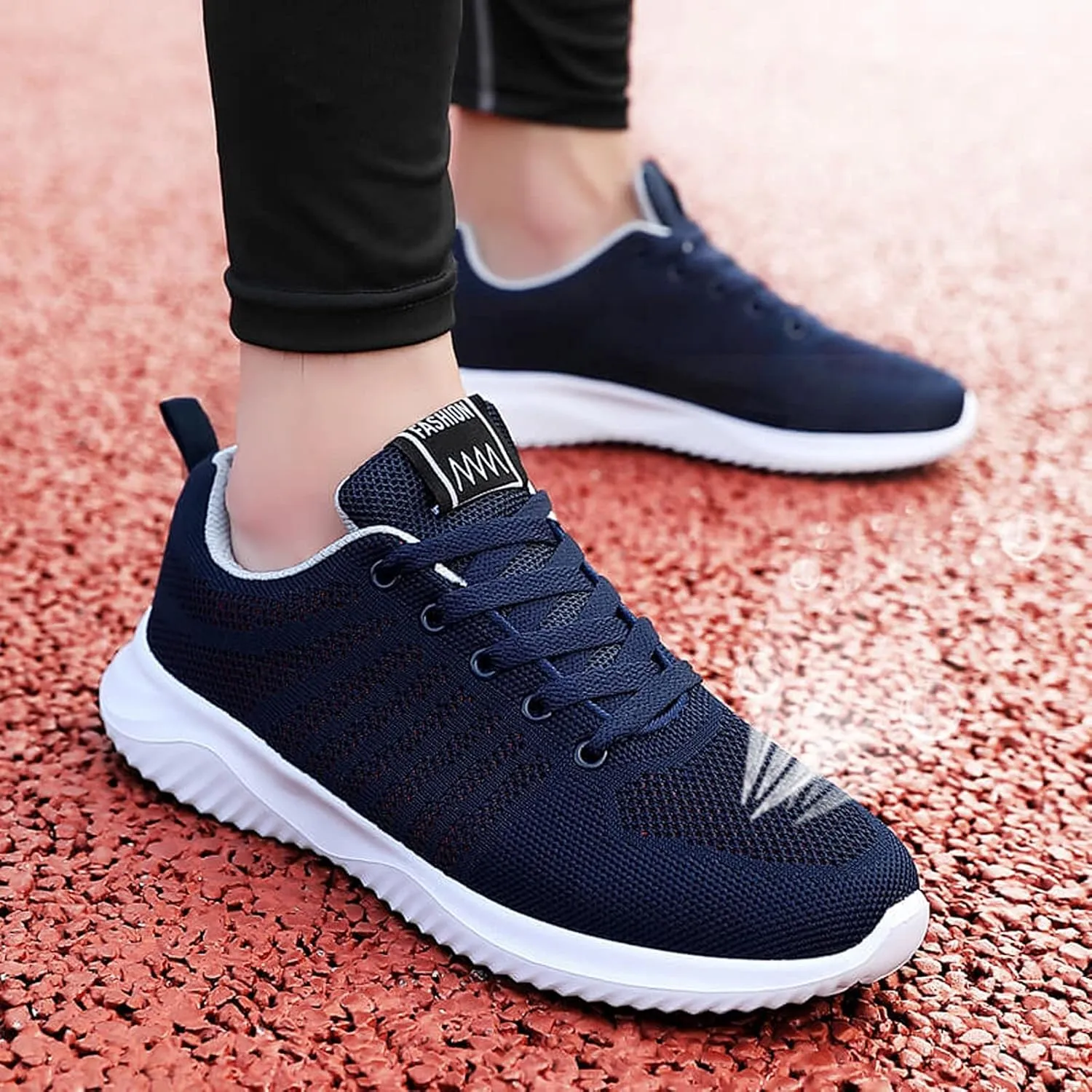 Platform Wide Sneakers for Women Fashion Lightweight Black Slip On Sneakers for Women 2023 Womens Casual Shoes Wide Width Black Wedge Gym Shoes for Women Zapatos Negros De Tacon Bajo para Mujer