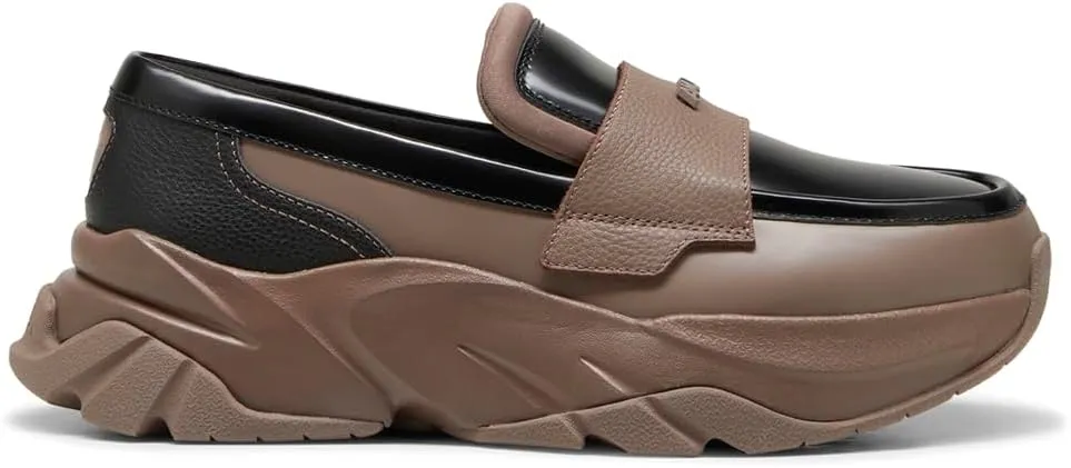 PUMA Womens Sophyr Slip On Loafers Casual - Brown - Size 6 M