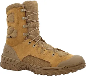 ROCKY Mountain Combat Waterproof Military Boot, Coyote Brown, Size 11.5(M)