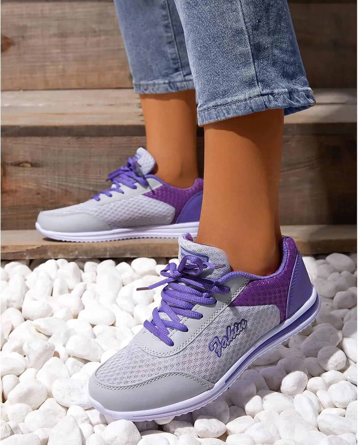 Running Shoes for Men Mesh Breathable Brown Casual Shoes Dress Sneakers Women's Walking Lightweight Tennis Basketball Shoe Grip Casual Loafers