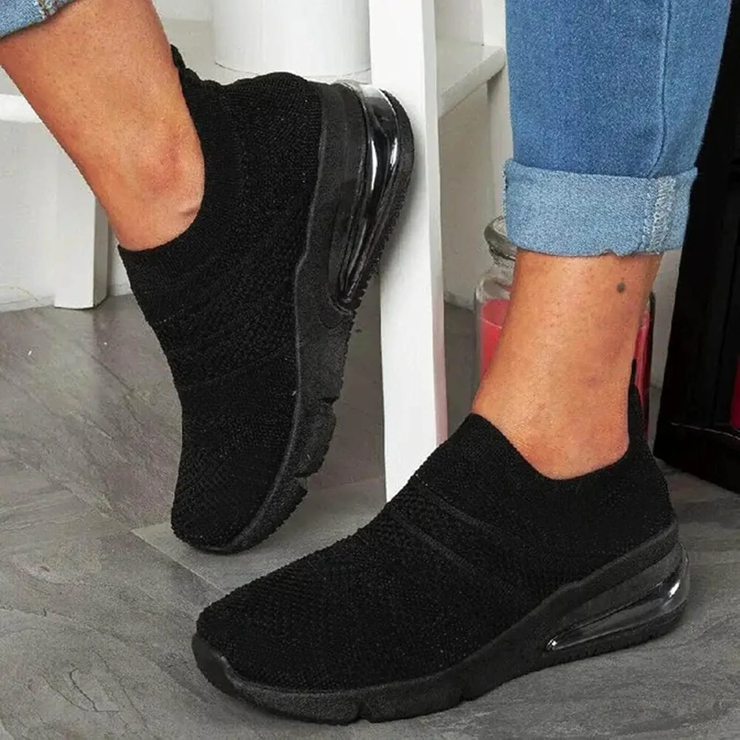 SBGMoSJ Sneakers for Women Fashion Sneakers Tennis Shoes Slip On Shoes Women Winter Sneakers Gym Shoes Women Slip Ons Women Sneakers Comfy Shoes for Women Dressy