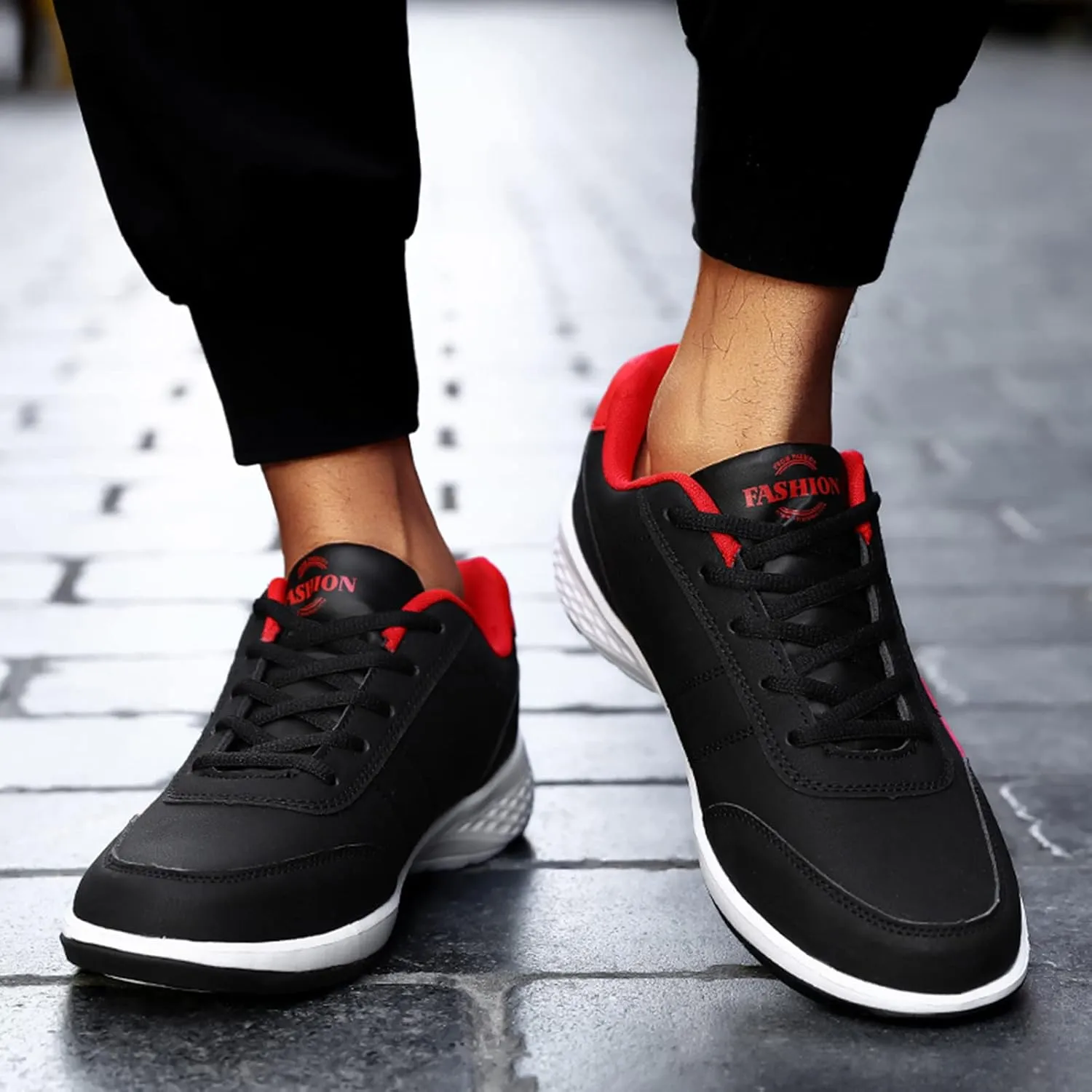 SBGMoSJ Womens White Platform Sneakers High Top Platform Shoes Slip On Shoes Women Winter Outdoor Casual Shoes for Women 5.5 Walking Shoes Women Wide Toe Box Slip On Shoes for Women
