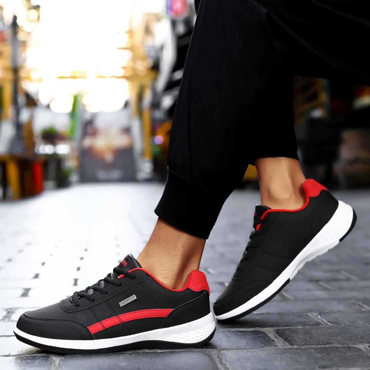 SBGMoSJ Womens White Platform Sneakers High Top Platform Shoes Slip On Shoes Women Winter Outdoor Casual Shoes for Women 5.5 Walking Shoes Women Wide Toe Box Slip On Shoes for Women