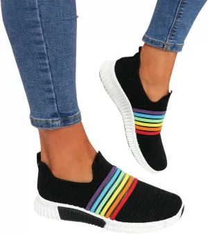 Shoes for Women Sneakers Sneakers for Women Chunky Sneakers for Women Casual Sneakers for Women Fashion Casual Breathable Round Toe Slip On Shoes Flat