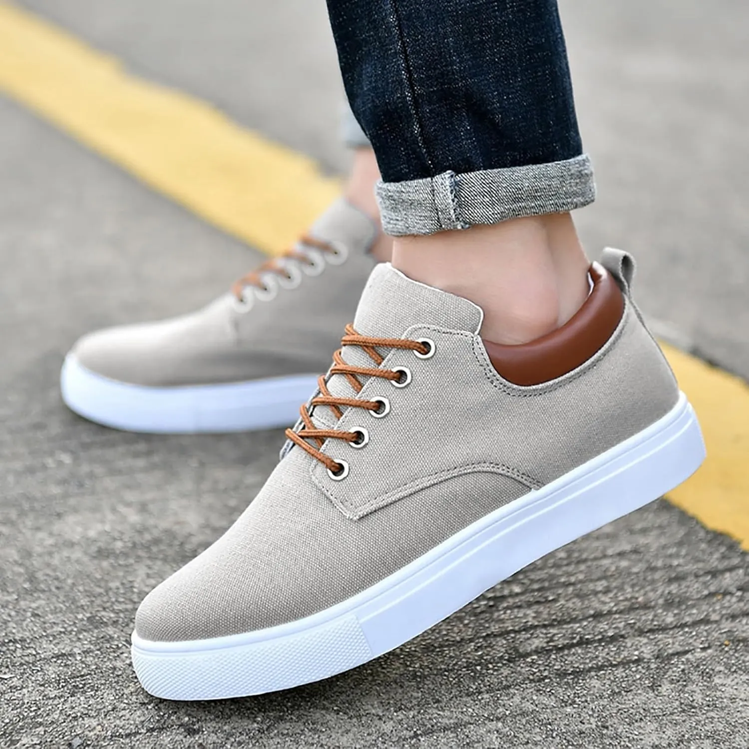 Slip On Casual Shoes White Platform Sneakers Mens Running Shoes Comfortable & Lightweight Women Loafers Comfortable Womens White Sneakers Casual