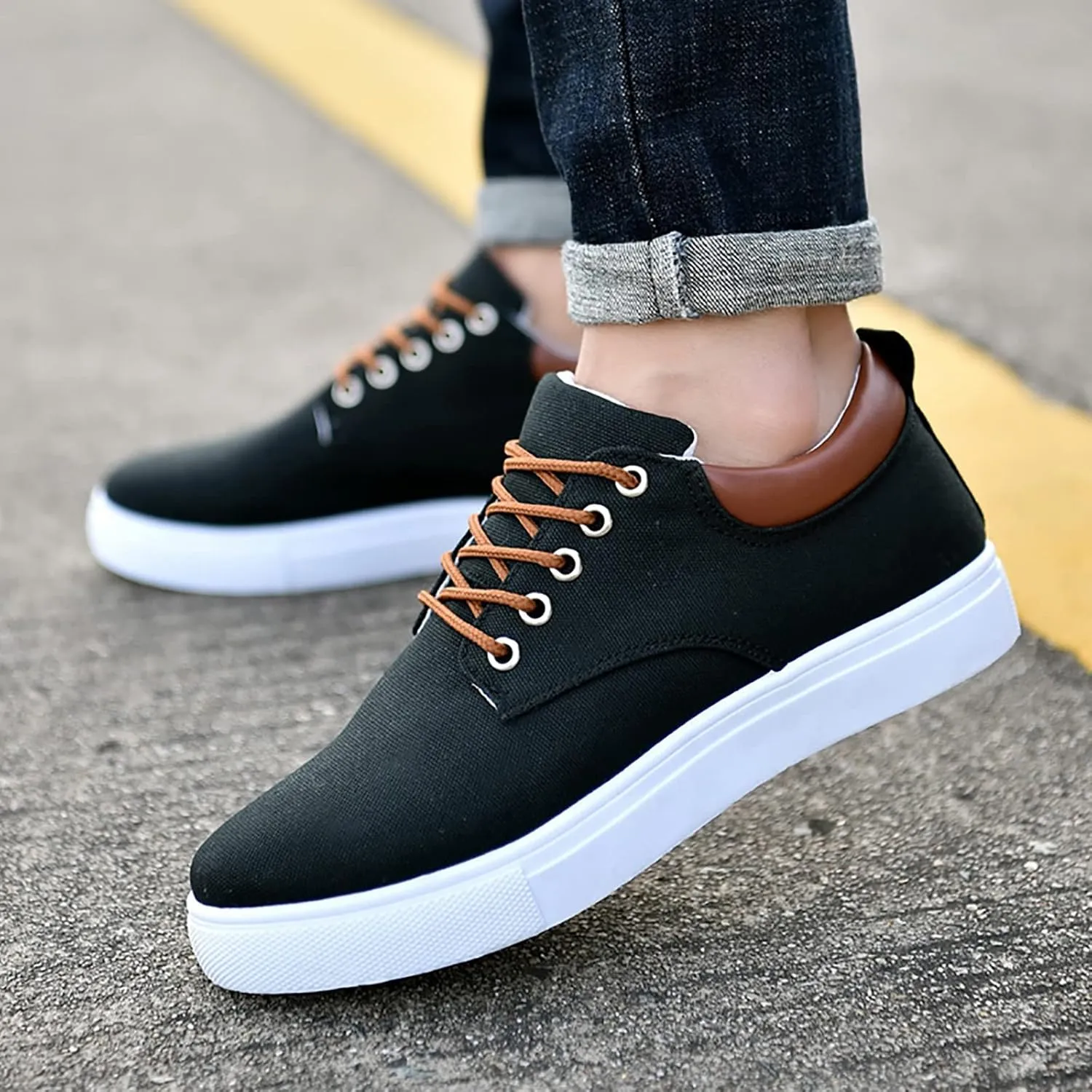 Slip On Casual Shoes White Platform Sneakers Mens Running Shoes Comfortable & Lightweight Women Loafers Comfortable Womens White Sneakers Casual