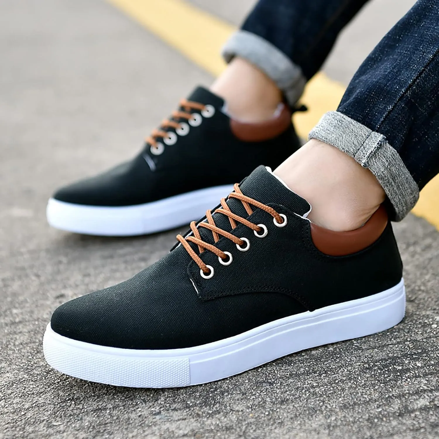 Slip On Casual Shoes White Platform Sneakers Mens Running Shoes Comfortable & Lightweight Women Loafers Comfortable Womens White Sneakers Casual