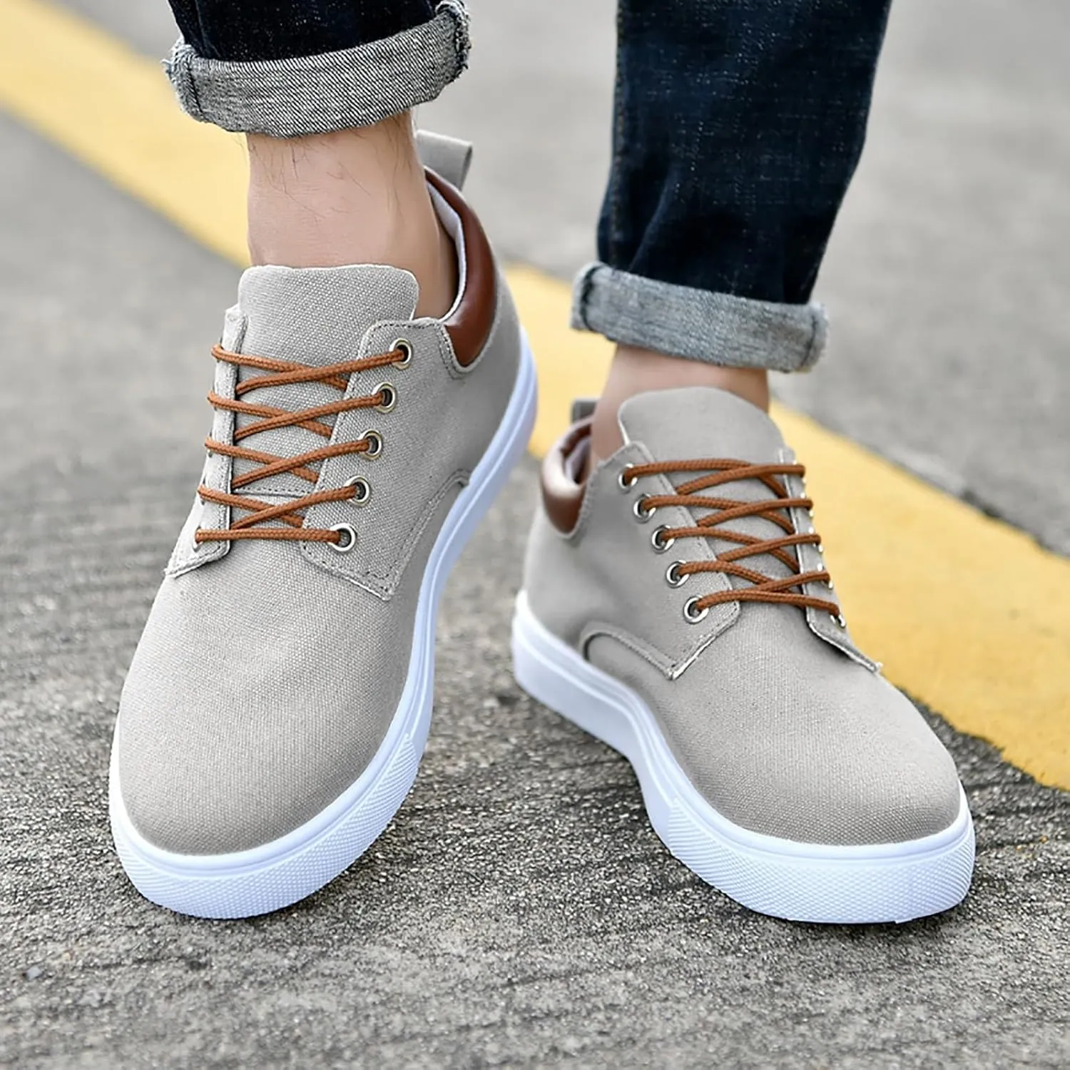 Slip On Casual Shoes White Platform Sneakers Mens Running Shoes Comfortable & Lightweight Women Loafers Comfortable Womens White Sneakers Casual