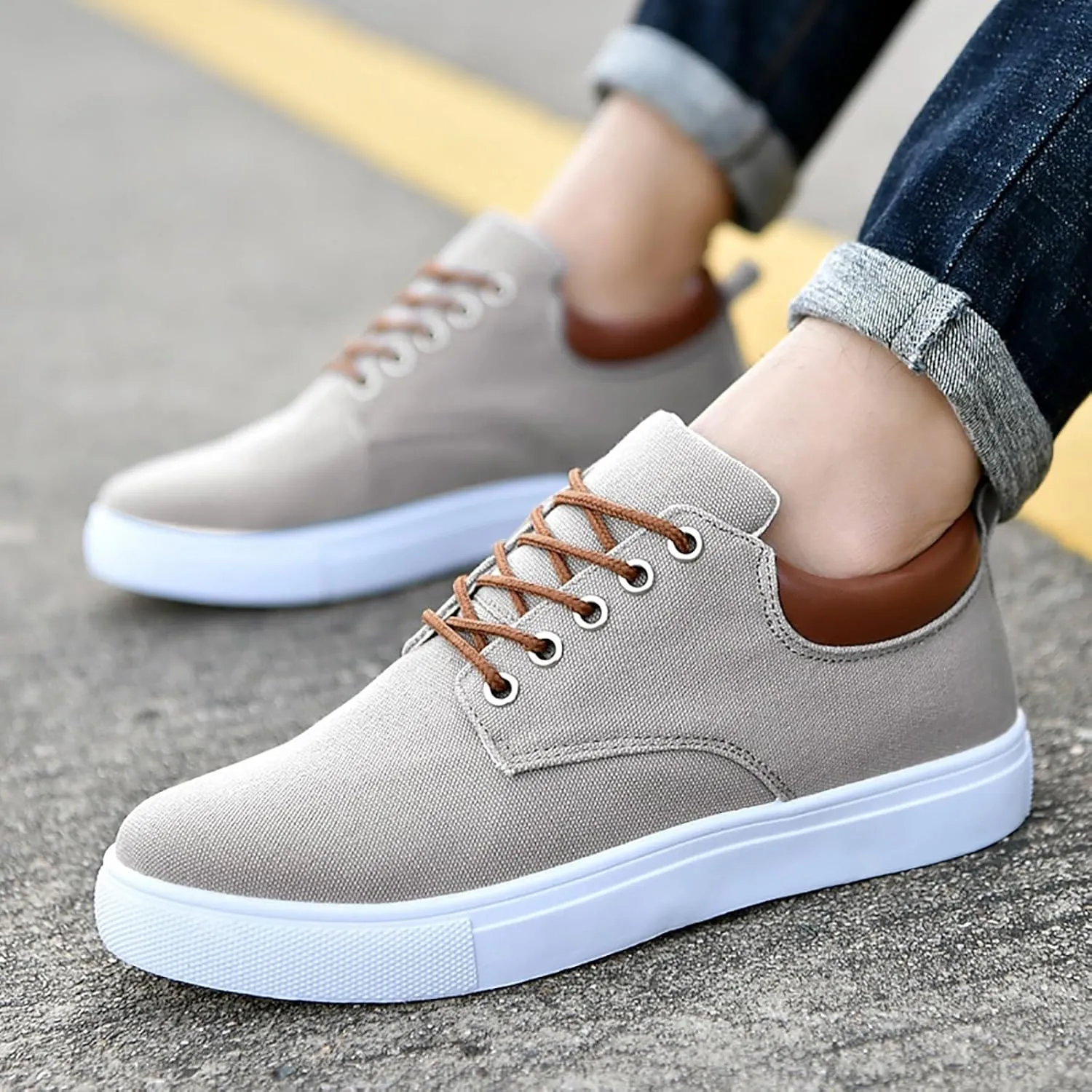 Slip On Casual Shoes White Platform Sneakers Mens Running Shoes Comfortable & Lightweight Women Loafers Comfortable Womens White Sneakers Casual