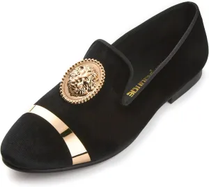 Slip On Formal Dress Shoes Men Velvet Tuxedo Loafers