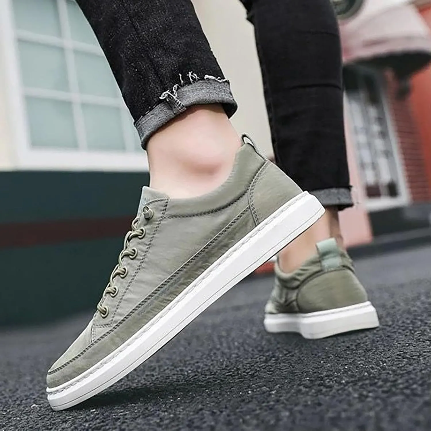 Slip On Sneakers Men Orthopedic Shoes for Women Womens White Tennis Shoes Comfortable & Lightweight Men's Loafers & Slip-Ons Women's Sneakers with Arch Support