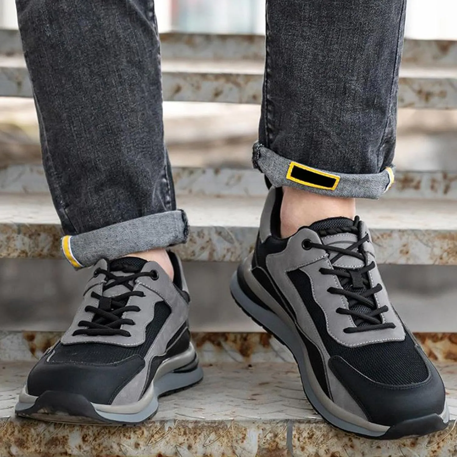 Slip On Sneakers Men Wide Width Womens Running Shoes Mens Casual Sneakers Lightweight Round Toe Slip On Casual Black Loafers Women Platform White Sneakers for Women