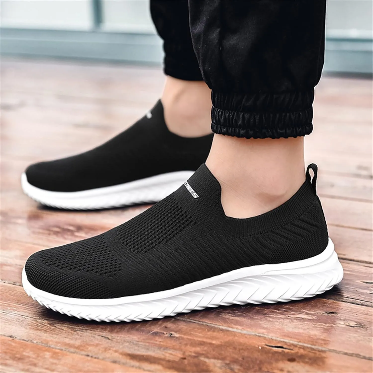 Sneakers for Women Running Shoes Slip On Casual Tennis Shoes Men Fashion Ladies Casual Shoes Black Sneakers White Tennis Shoe Loafers Dress Shoe