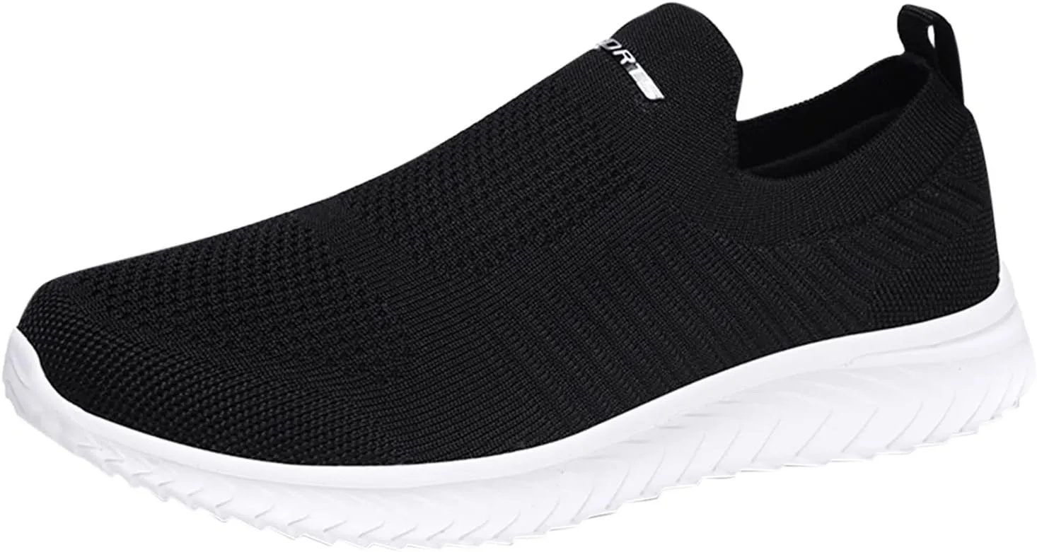 Sneakers for Women Running Shoes Slip On Casual Tennis Shoes Men Fashion Ladies Casual Shoes Black Sneakers White Tennis Shoe Loafers Dress Shoe
