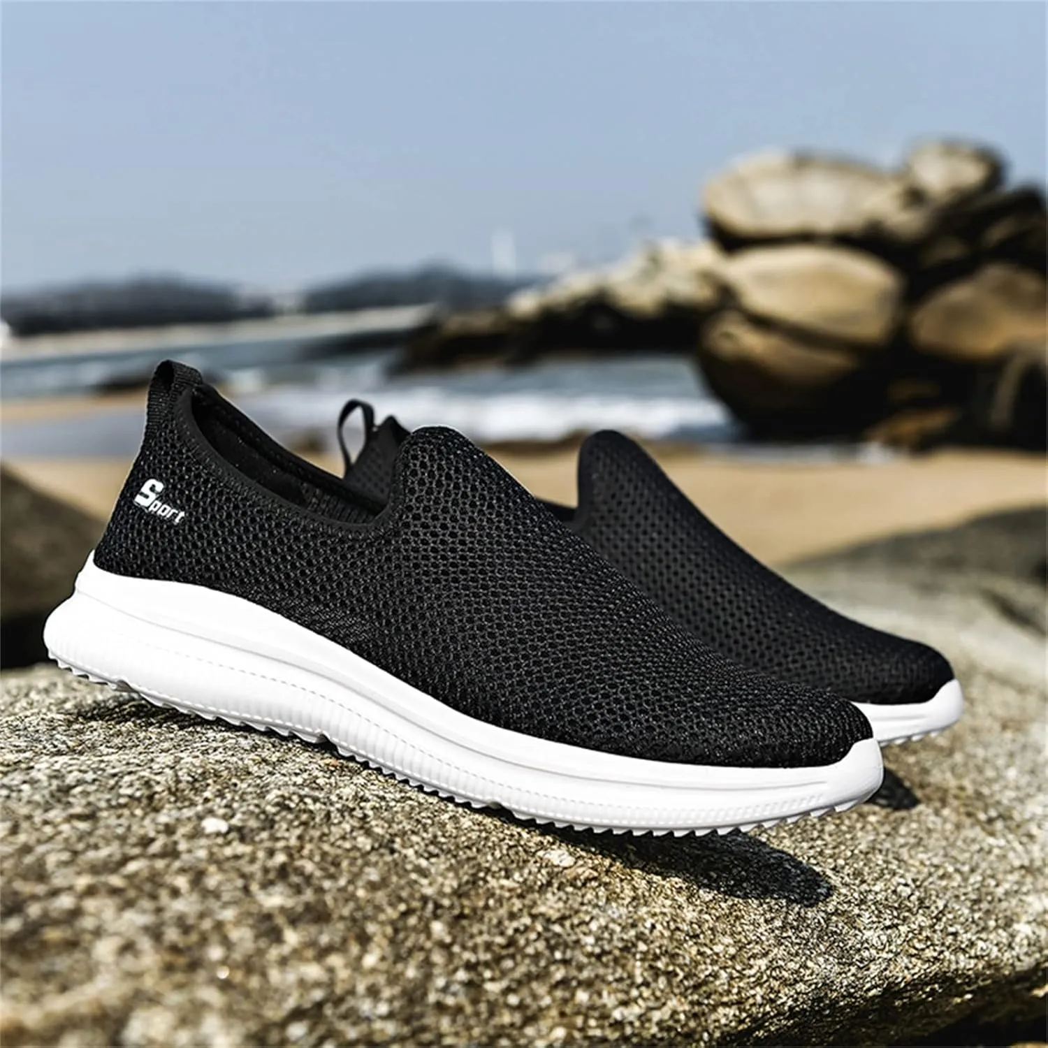 Sneakers for Women Walking Shoes Non Slip Lightweight Tennis Shoes Men Winter Women Shoes Casual Black Platform Sneaker Platform Tennis Shoe Loafers Casual Slip On