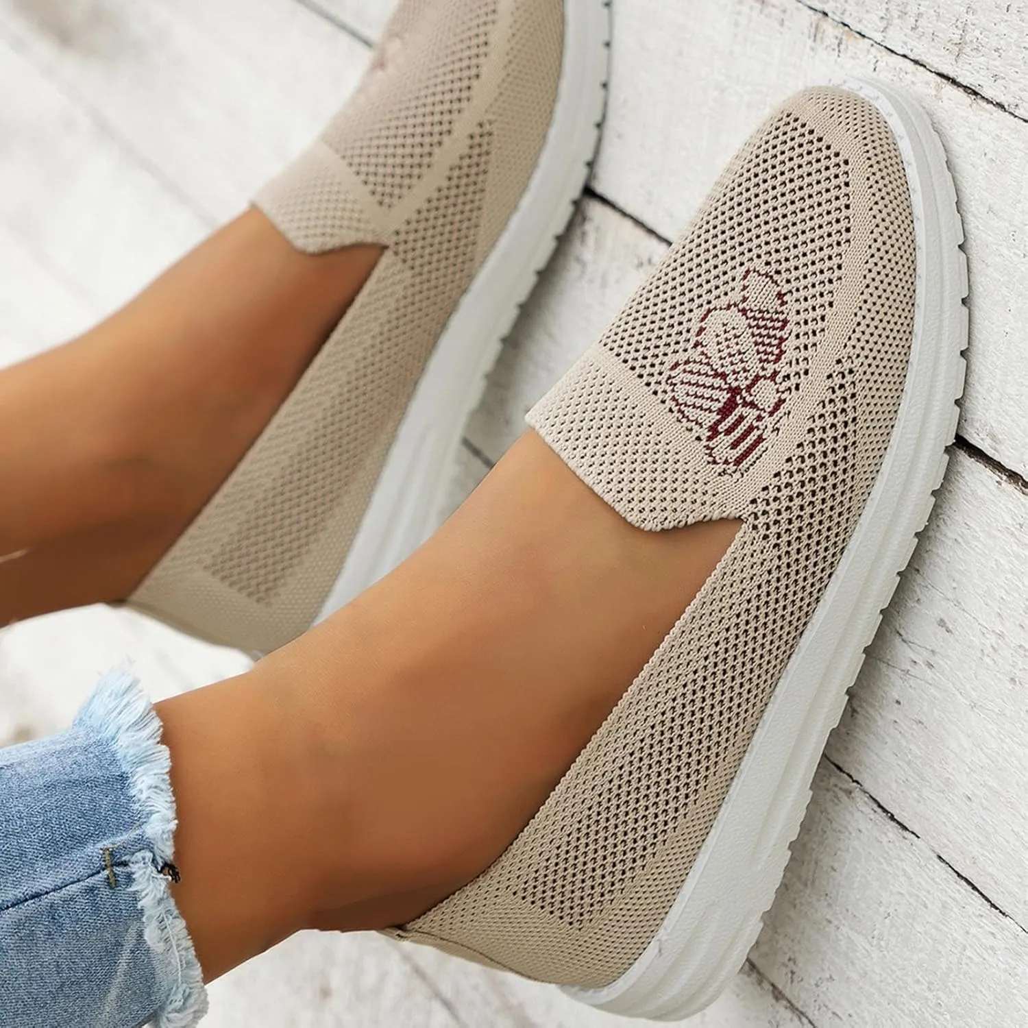 Sneakers for Women Wide Width 2023 Non Slip Work Shoes Women Size 8 Shoes for Women Sneakers Trendy White Platform Sneakers for Women 6 Wide Womens Black Walking Sneakers Size 8