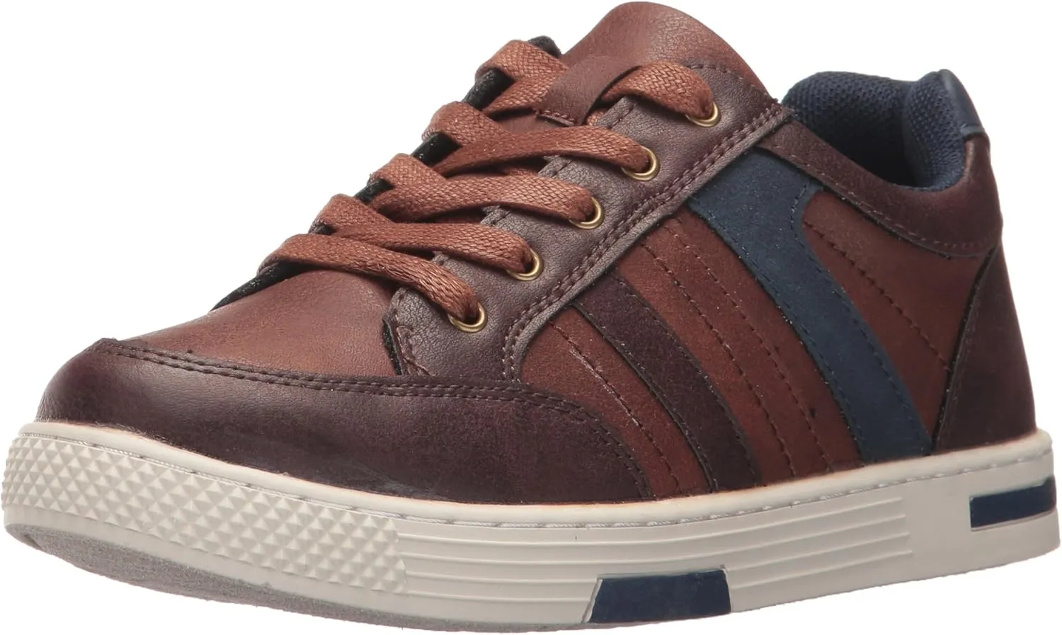 Steve Madden Boy's BTRAKK Sneaker, Brown, 3 M US Little Kid