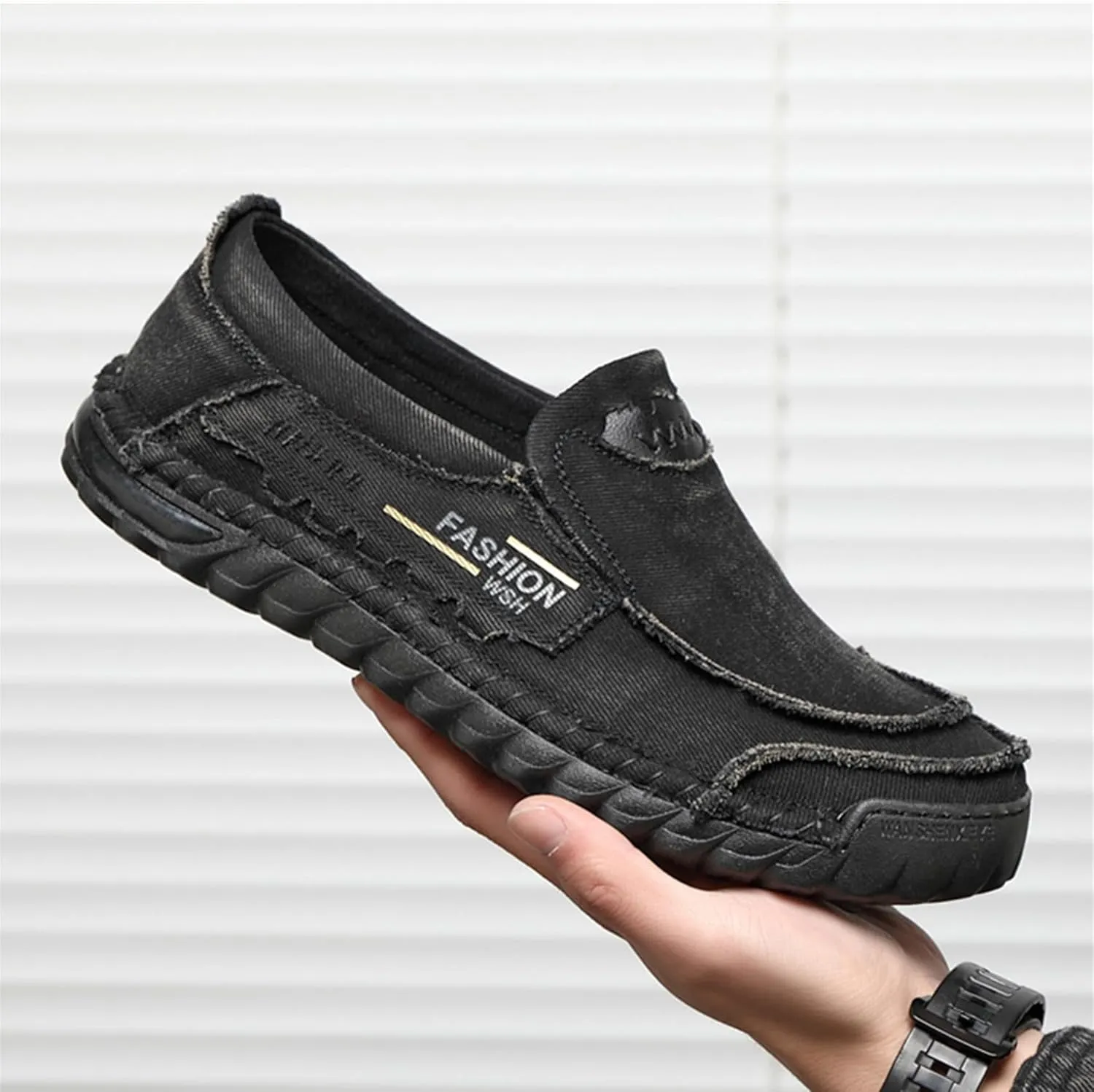 SywzX&xfybz Handmade Men's Slip-on Loafers Shoes Soft Bottom Anti Slip Soft Bottom Anti Slip Driving Shoes Mens Boat Shoes