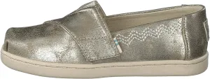 TOMS Toddler Girls Alpargata Ballerina - Black
