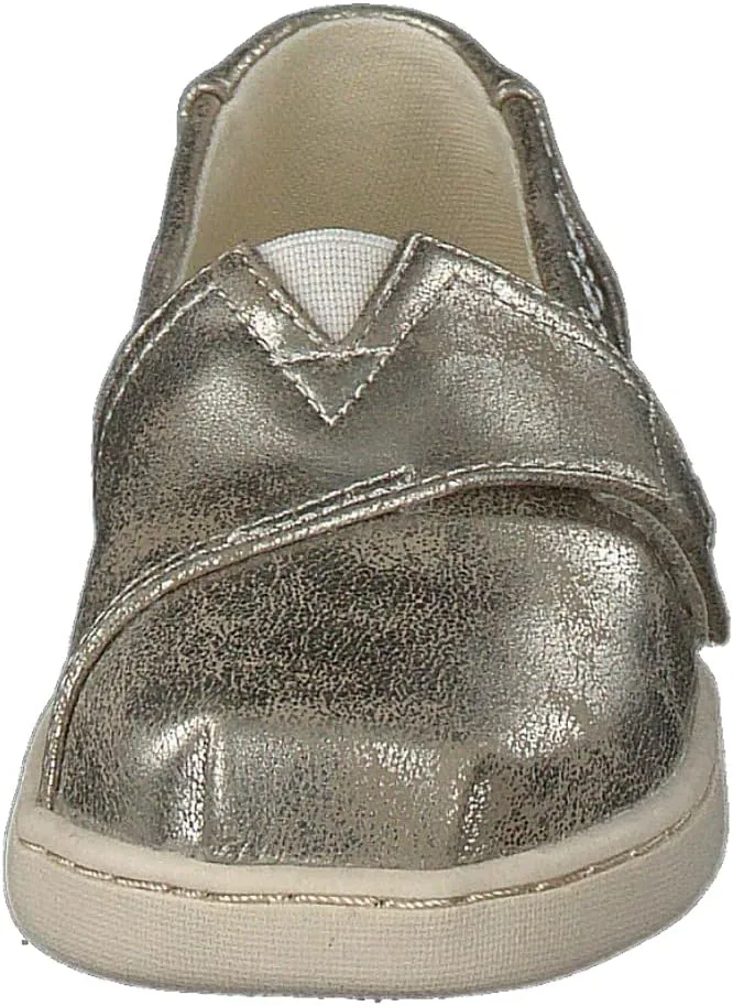 TOMS Toddler Girls Alpargata Ballerina - Black