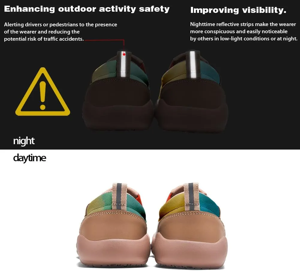 Walking Shoes for Women Slip Ons Casual Leather Loafers Comfortable Art Painted Travel Sneaker Sunflowers