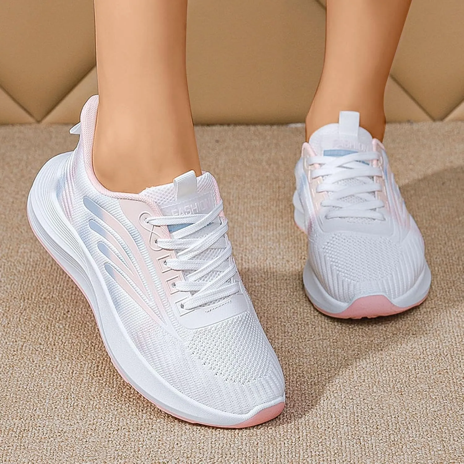 Wedge Sneakers for Women Zapatos De Mujer Antideslizante para Cocina Black Tennis Shoes for Women Work Non Slip Plantar Fasciitis Shoes Women Wide Width Zapatos para Mujer Comodos De Vestir