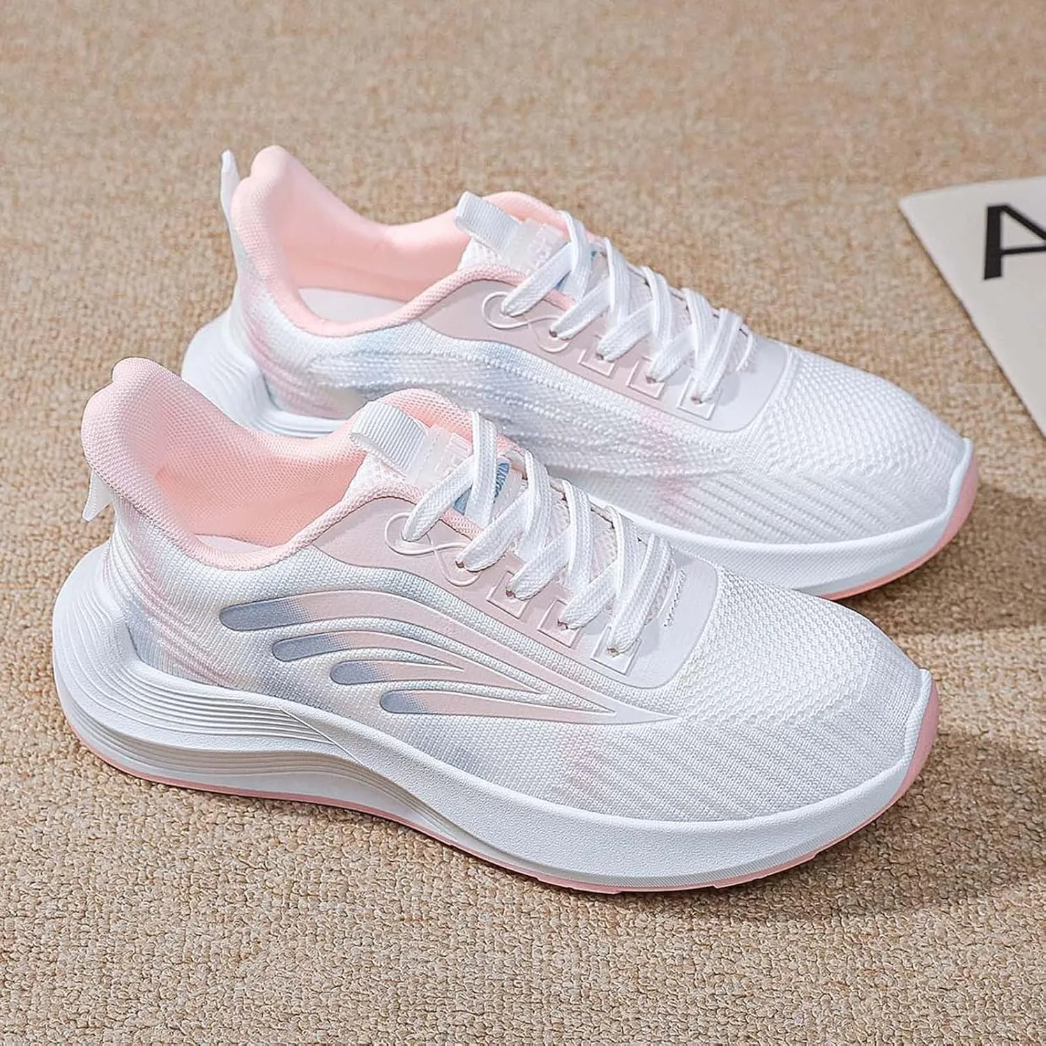 Wedge Sneakers for Women Zapatos De Mujer Antideslizante para Cocina Black Tennis Shoes for Women Work Non Slip Plantar Fasciitis Shoes Women Wide Width Zapatos para Mujer Comodos De Vestir