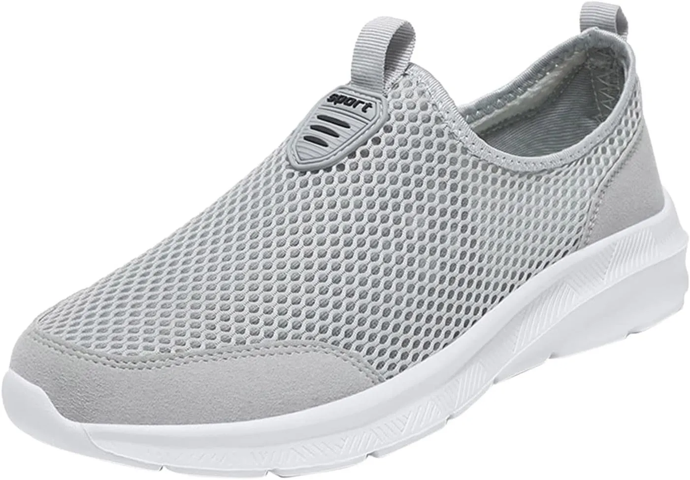 Women's Athletic Walking Shoes Slip On Casual Mesh Mens Running Shoes Arch Support Casual Work Shoes Black Platform Sneaker Black Tennis Shoe Casual Loafers