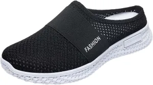 Women's Casual Slip on Half Shoes Breathable Walking Shoes Women Loafers Casual Tennis Shoes Dress Sneakers Waterproof Tennis Shoe Casual Loafers