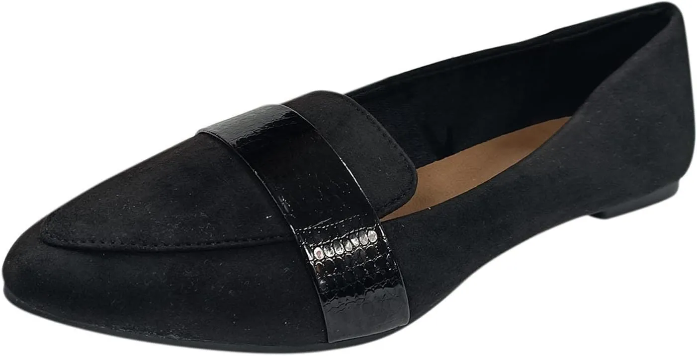 Women's Flats Pointed Toe Dress Shoes Comfort Business Shoes Slip-On Flat Shoes Casual Office Shoes Comfy Loafers