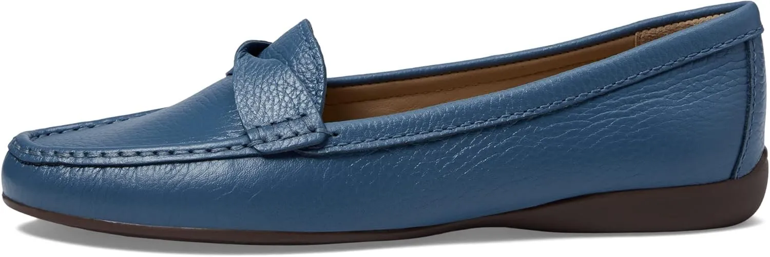 Women's Genuine Leather Casual Comfort Slip on Loafers