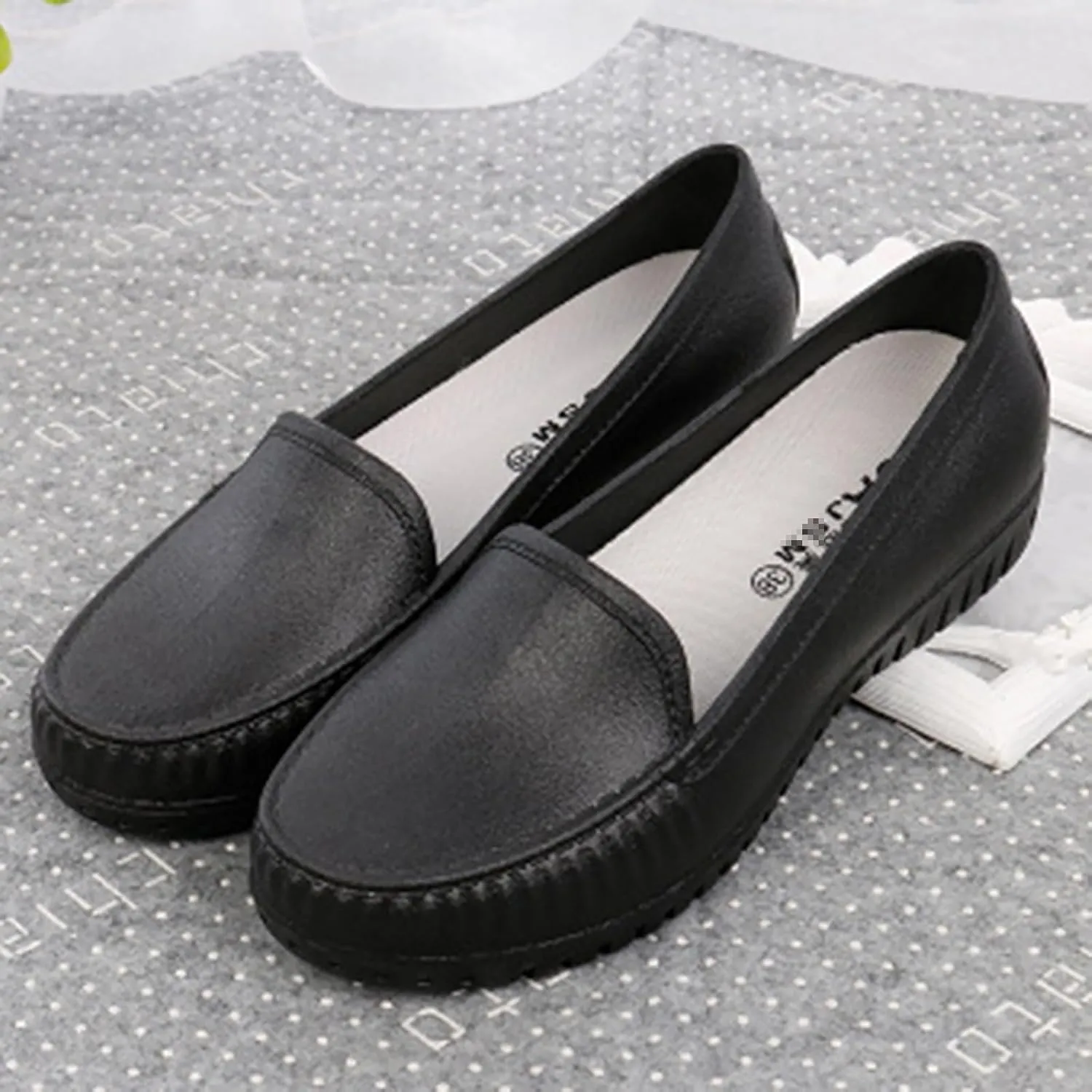 Women's Leather Shoes Orthopedic Slip-On Loafers Soft Walking Driving Shoes Business Work for Boys Casual Wear