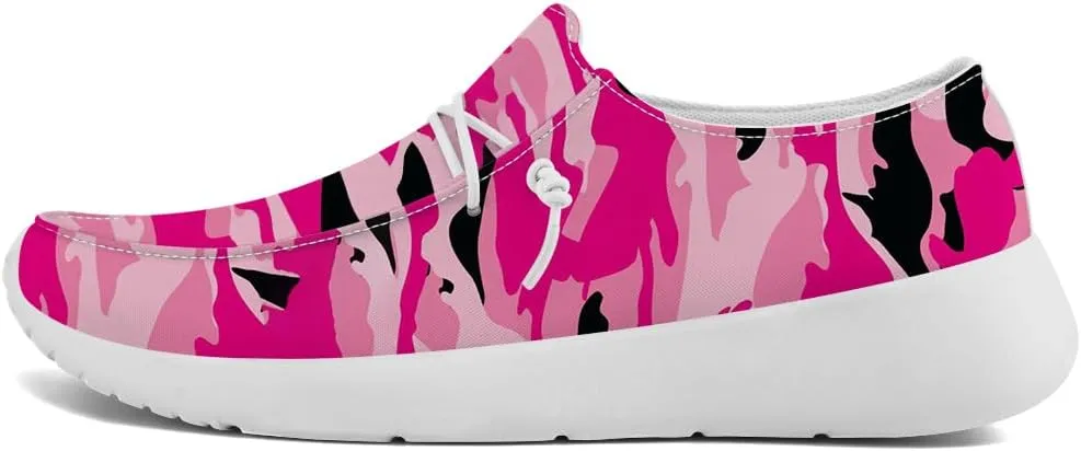 Women's Men's Loafers Slip-on Shoes Camouflage Shoes Gifts for Women Men