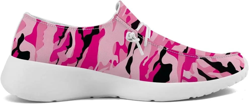 Women's Men's Loafers Slip-on Shoes Camouflage Shoes Gifts for Women Men