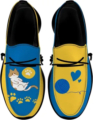 Women's Men's Loafers Slip-on Shoes Funny Gifts for Women Men