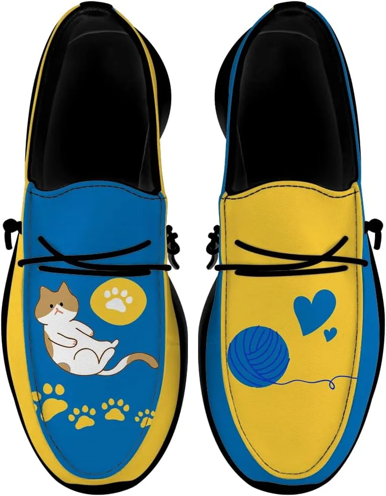Women's Men's Loafers Slip-on Shoes Funny Gifts for Women Men