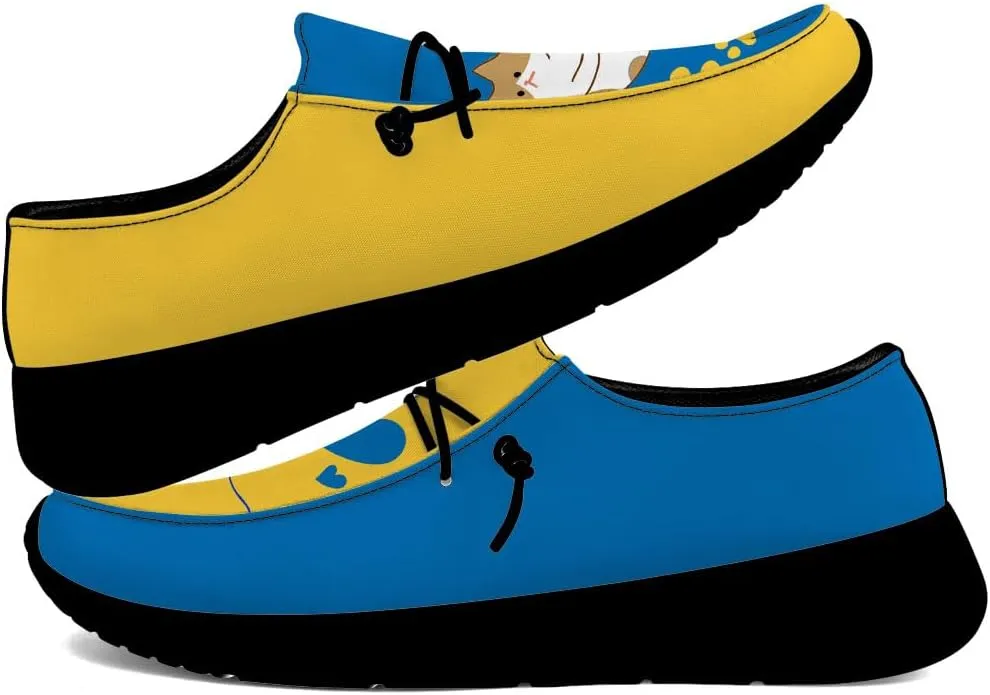 Women's Men's Loafers Slip-on Shoes Funny Gifts for Women Men