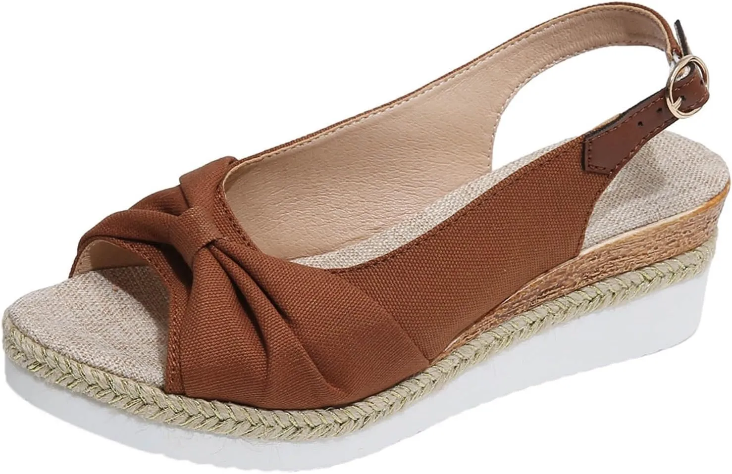 Women's Platform & Wedge Sandals Wedge Casual Sandals For Women Buckle Women's Platform Sandals
