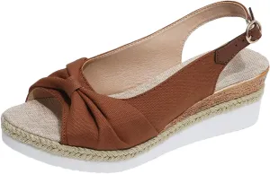 Women's Platform & Wedge Sandals Wedge Casual Sandals For Women Buckle Women's Platform Sandals