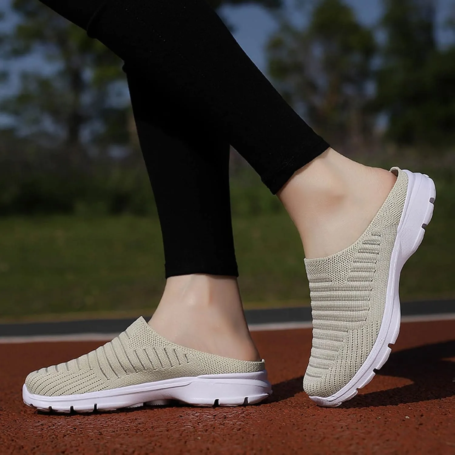 Women's Slip-on Mule Sneakers Lightweight Mens Casual Shoes Food Service Men Casual Dress Shoes Men Shoes Sneakers Platform Tennis Shoe Loafers Casual Slip On