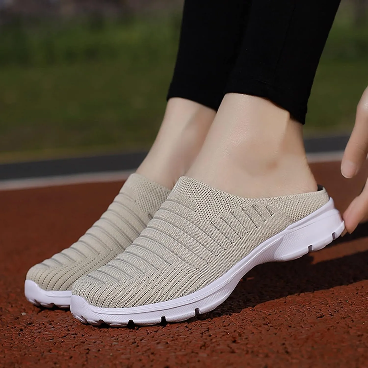 Women's Slip-on Mule Sneakers Lightweight Mens Casual Shoes Food Service Men Casual Dress Shoes Men Shoes Sneakers Platform Tennis Shoe Loafers Casual Slip On