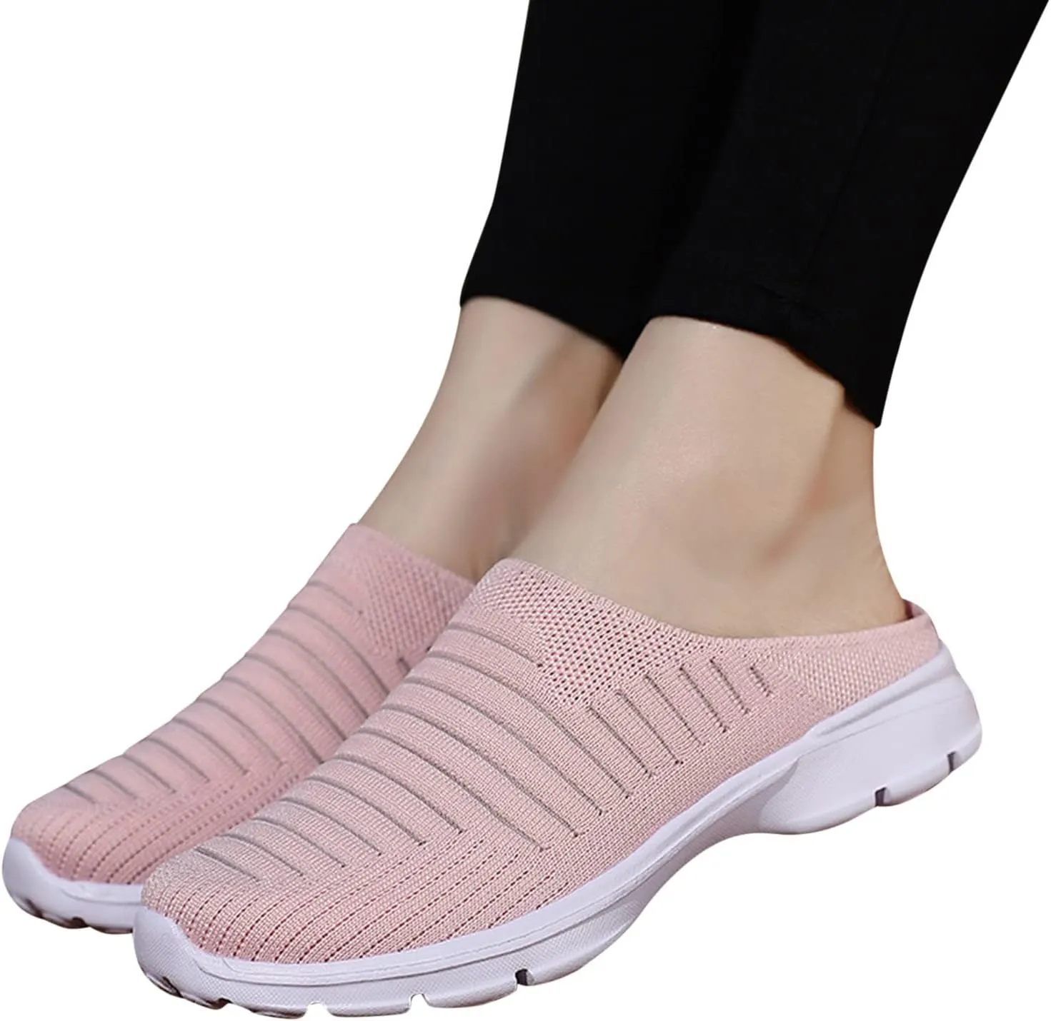 Women's Slip-on Mule Sneakers Lightweight Mens Casual Shoes Food Service Men Casual Dress Shoes Men Shoes Sneakers Platform Tennis Shoe Loafers Casual Slip On