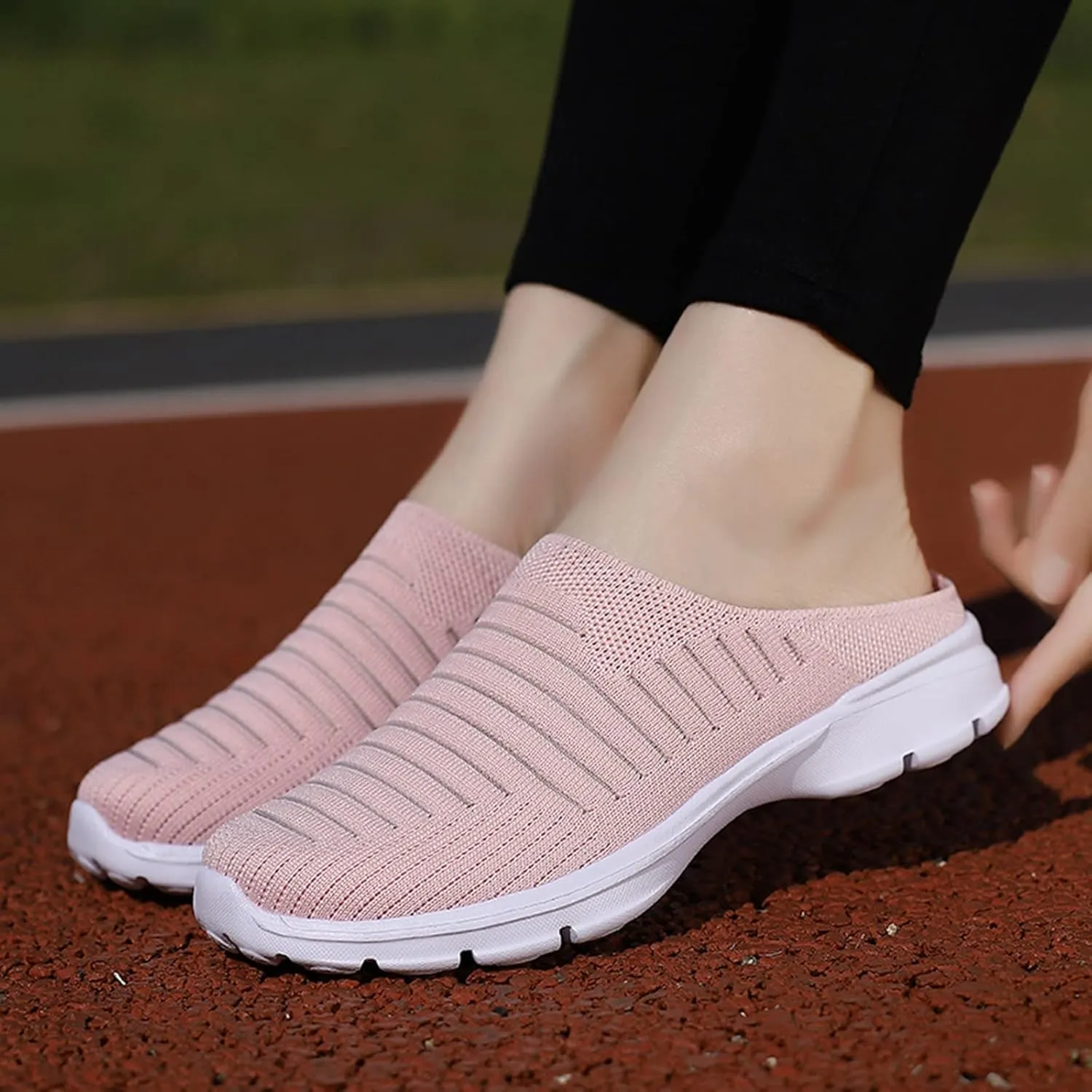 Women's Slip-on Mule Sneakers Lightweight Mens Casual Shoes Food Service Men Casual Dress Shoes Men Shoes Sneakers Platform Tennis Shoe Loafers Casual Slip On