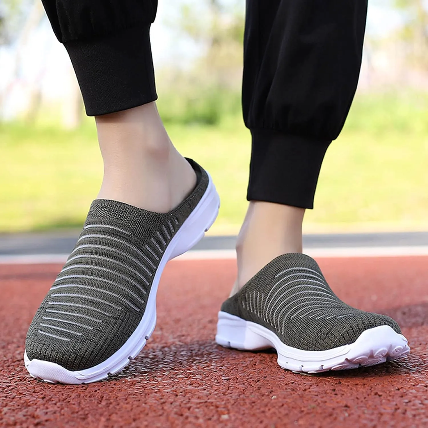 Women's Slip-on Mule Sneakers Lightweight Mens Casual Shoes Food Service Men Casual Dress Shoes Men Shoes Sneakers Platform Tennis Shoe Loafers Casual Slip On