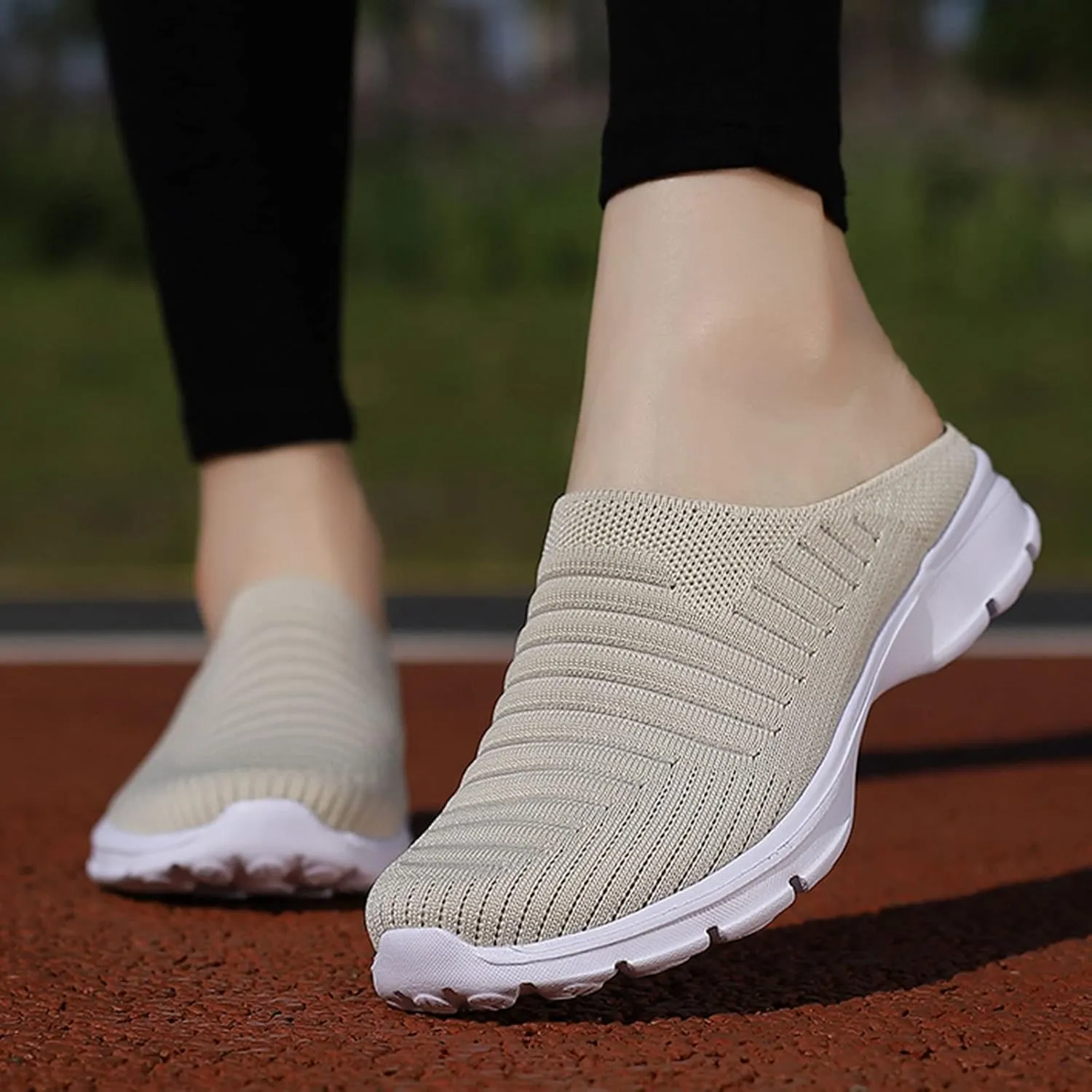 Women's Slip-on Mule Sneakers Lightweight Mens Casual Shoes Food Service Men Casual Dress Shoes Men Shoes Sneakers Platform Tennis Shoe Loafers Casual Slip On