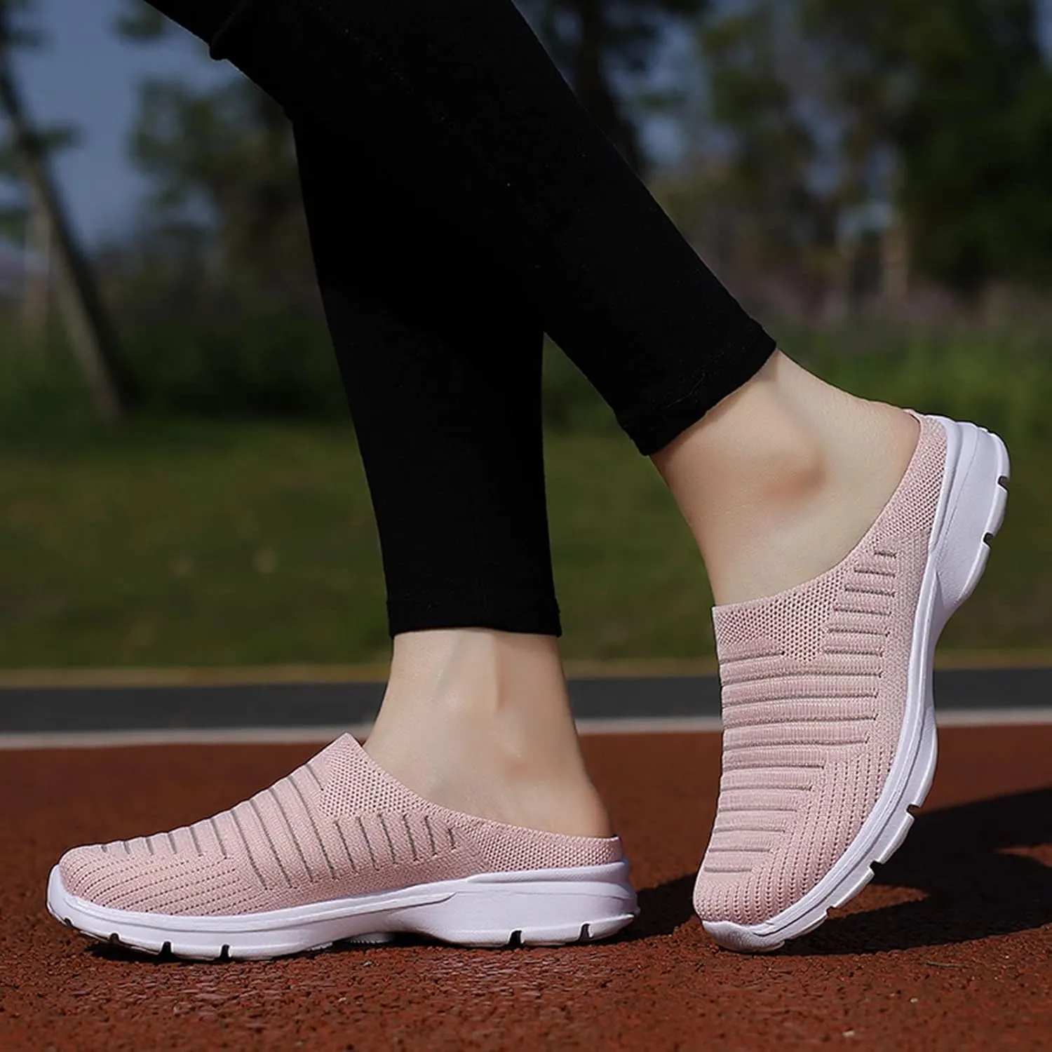 Women's Slip-on Mule Sneakers Lightweight Mens Casual Shoes Food Service Men Casual Dress Shoes Men Shoes Sneakers Platform Tennis Shoe Loafers Casual Slip On