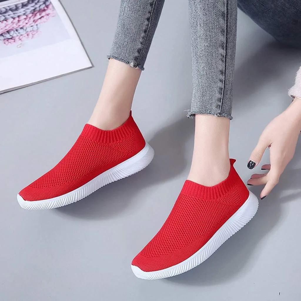 Women’s Slip-On Shoes Casual Lace-Free Walking Loafers Womens Tennis Shoes Boots Casual Black Shoes Shoes Sneakers Brown Tennis Shoe Loafers Casual Slip On