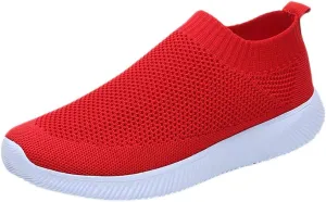 Women’s Slip-On Shoes Casual Lace-Free Walking Loafers Womens Tennis Shoes Boots Casual Black Shoes Shoes Sneakers Brown Tennis Shoe Loafers Casual Slip On