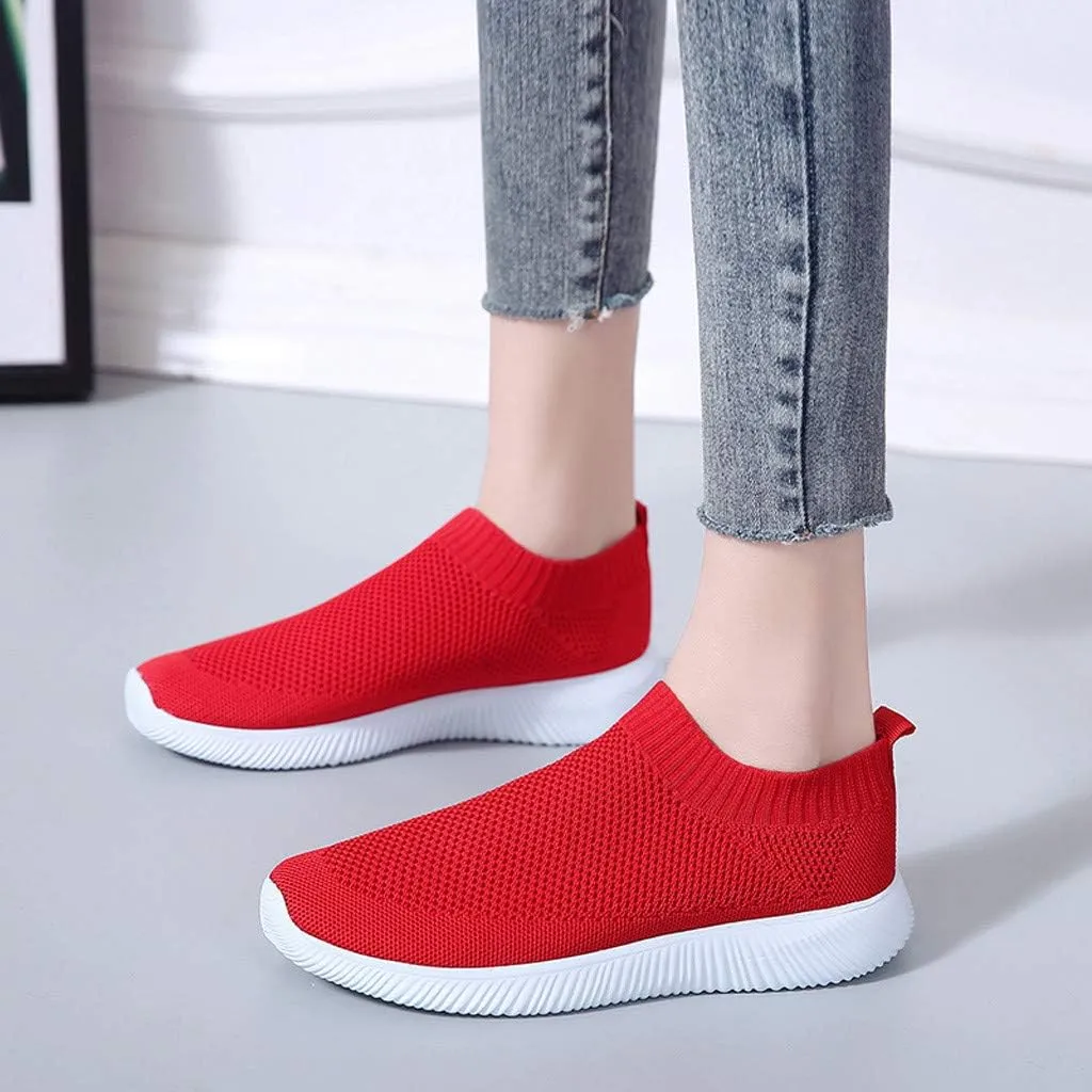Women’s Slip-On Shoes Casual Lace-Free Walking Loafers Womens Tennis Shoes Boots Casual Black Shoes Shoes Sneakers Brown Tennis Shoe Loafers Casual Slip On